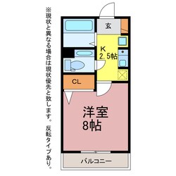 レトア大崎Bの物件間取画像